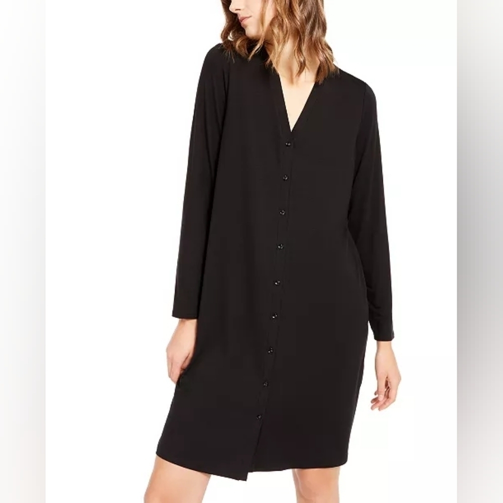 🔥NWT | EILEEN FISHER Button-Down Cardigan Dress, Size S/P